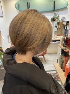 ショートヘア×デザインカラー[調布/国領/ショートヘア] - Hair Healing Wish掲載