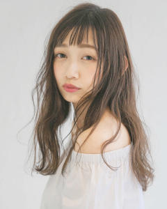 三軒茶屋_レディース_ロング_ベージュ_波巻き_コテ巻き - HAIR & MAKE EARTH 三軒茶屋店掲載