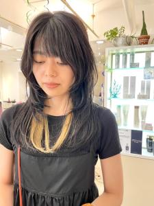 レイヤーカット+インナーカラー - ELLYLONDON 住吉TheEighth店掲載