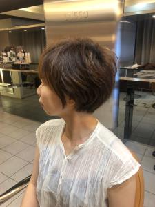 ショートスタイル（インスタグラムにビフォアのスタイルあり） - LUSSO掲載