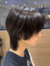ツーブロック黒髪ナチュラルウルフ - Ash 大泉学園店掲載