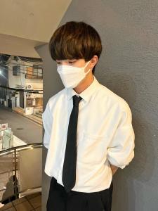 束感ショート　波巻き　ハイライト マッシュパーマ - ARCANA 明治神宮前 表参道 原宿掲載