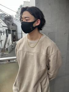 束感ショート　波巻き　ハイライト マッシュパーマ - ARCANA 明治神宮前 表参道 原宿掲載