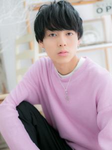 マット質感◎黒髪束感ショート韓国マッシュ　アッシュブラック - mod's hair【モッズヘア】越谷/越谷西口店掲載