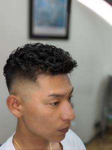 洗いざらしのオールバックパーマ - ヘアーサロンSIGEKI掲載