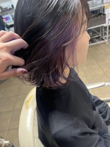 インナーカラー　バイオレット - soin de brace 今里店掲載