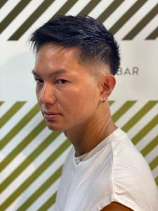 アップバンクショートスタイル - BARBER-BAR 四谷店掲載