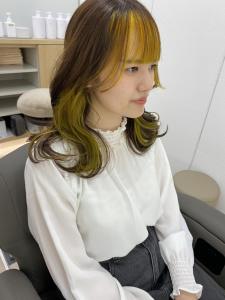 フェイスフレーミング?イエロー - re’ll*花屋併設の美容院*掲載