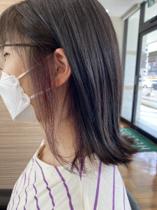 ワンポイントが可愛いインナーカラー - HELLO'S SOIN 琴似店掲載