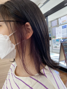 ワンポイントが可愛いインナーカラー - HELLO'S SOIN 琴似店掲載