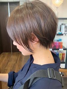 20代30代40代◎/ボブ/ミルクティーアッシュ