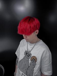 ダブルカラー×モード×韓国マッシュ×刈り上げ×ブリーチ - owl 心斎橋掲載