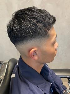 ベリーショート　フェードカット　メンズ　10代/21代 - 完全個室 THIS IS BARBER 3rd掲載
