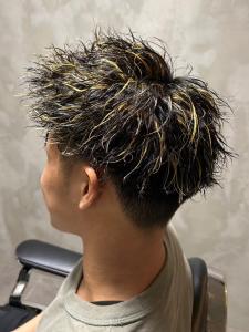 ツーブロック　波巻き　ツイスト　スパイラルパーマ - 完全個室 THIS IS BARBER 3rd掲載