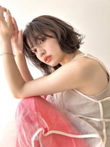 【志免】ミルクティーベージュ/ミディアムレイヤー☆山之内 - SARA Beauty Sight 志免店掲載