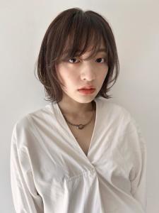 【天神】ミルクティーベージュ/レイヤーボブ☆山之内 - SARA BEAUTY×LIFESTYLE掲載