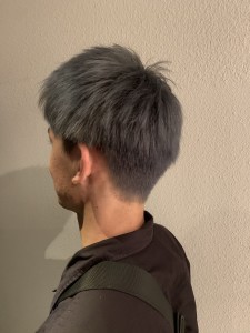 メンズショート、グレーカラー - 全席個室型美容室 GALLARIA Elegante各務原店掲載