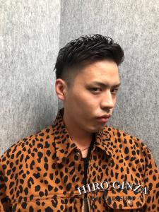 ツーブロアップバングショート - ヒロ銀座 バーバーショップ 仙台本店【HIRO GINZA BARBER SHOP】掲載