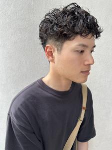 スパイラルパーマ ツーブロック　マッシュスタイル - Men's Salon bloc掲載