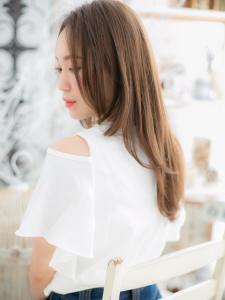 ココアブラウンハイライトカラー小顔レイヤー　レイヤーロング - mod's hair【モッズヘア】越谷/越谷西口店掲載