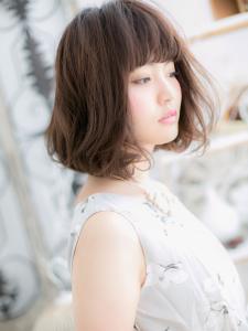 バレイヤージュくせ毛風小顔フレンチガーリー　アッシュオリーブ - mod's hair【モッズヘア】越谷/越谷西口店掲載