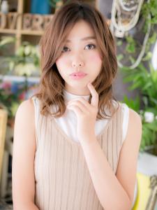 バレイヤージュニュアンスパーマ外国人風ロブ　斜めバング - COVER HAIR & SPA bliss【カバーヘア アンド スパ ブリス】浦和/浦和西口店掲載