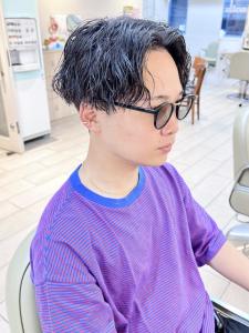 ツイスパ　波巻き　センターパート　【横浜メンズ】 - Neolive aim 横浜店掲載