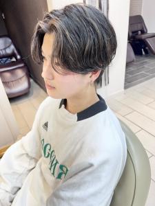 メンズハイライト　パーマ　センターパート【横浜】 - Neolive aim 横浜店掲載