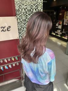 ピンクアッシュバレイヤージュ【錦糸町北口】 - prize 錦糸町店掲載