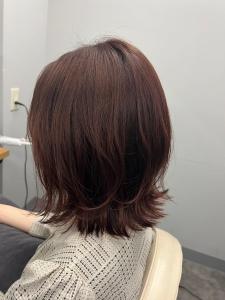 《三軒茶屋 N°aria》モーヴブラウン韓国艶髪外はねミディ - 全席個室サロン N° aria 三軒茶屋掲載