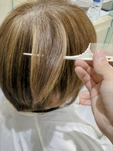 脱白髪染めハイライトに《髪質改善ストレート》【我孫子】 - AVENIR 我孫子店掲載