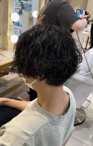 スパイラルパーマ×前下がりセンター分け - CREA本厚木掲載