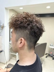 メンズ刈り上げショートツイストパーマ20代30代40代各務原 - 全席個室型美容室 GALLARIA Elegante各務原店掲載
