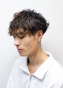 外国人風ツイストスパイラルマッシュパーマ　ツーブロック - MEN'S SALON alfRed 平針店掲載