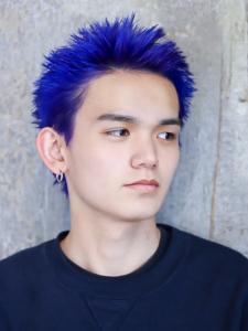 ハイトーン ブリーチ 束感ショート アップバング - MEN'S SALON alfRed 平針店掲載