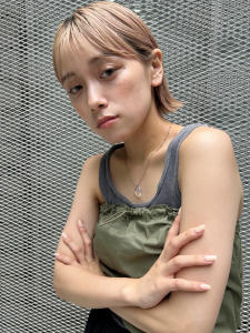 結べる耳掛けボブ☆外ハネハイトーン - mood kanazawa掲載