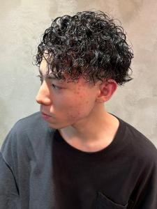 ツーブロック　波巻き　ツイスト　スパイラルパーマ - 完全個室 THIS IS BARBER 3rd掲載