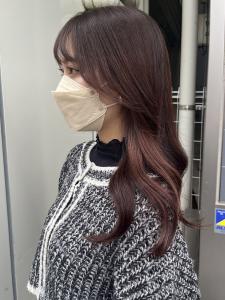 似合わせカット×ピンクイヤリングカラー - PROGRESS　フレスポ富沢店掲載