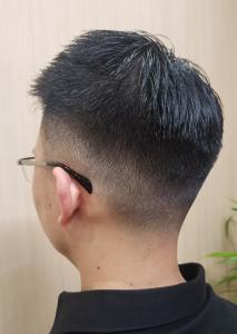 フェード風刈り上げヘアスタイル - 新理容 一胤掲載