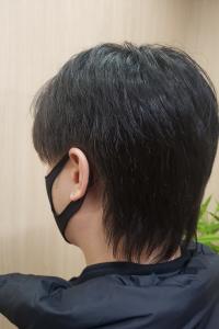 韓流人気のセンターパート×ウルフヘア - 新理容 一胤掲載