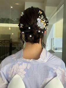 ヘアセット　お呼ばれヘア　ローポニー　編み込み - anon掲載