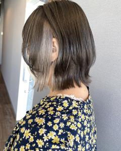 《kitin吉祥寺》オリーブ　グレー　ホワイトインナーカラー - kitin 吉祥寺掲載