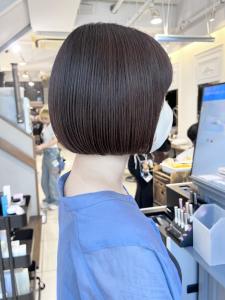 水素カラー　乾かすだけでまとまるミニボブ【横浜】 - Neolive aim 横浜店掲載