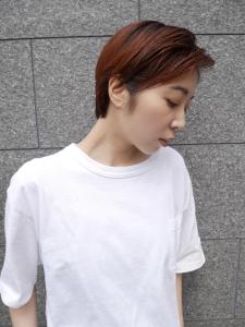 レイヤーショート/レッドベージュ【有海一生】/髪質改善 / - shushu    organic & hair掲載