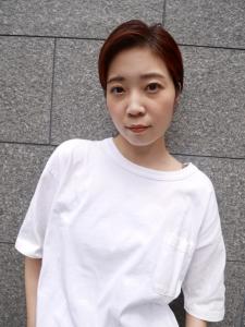 レイヤーショート/レッドベージュ【有海一生】/髪質改善  - shushu    organic & hair掲載