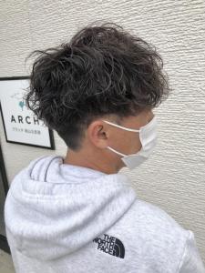 【ARCH 竹田】波巻きスパイラルパーマ　刈り上げマッシュ - ARCH ブランチ岡山北長瀬掲載