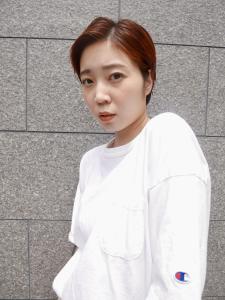 レイヤーショート/レッドベージュ【有海一生】/髪質改善 / - shushu    organic & hair掲載
