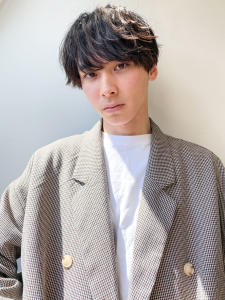 20代30代韓流☆ツイストパーマショートマッシュアッシュブラ - 韓国ヘア STAR TOKYO 渋谷【レイヤーカット/メンズ/パーマ/メンズカット】掲載