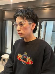 【表参道sheta】ショートパーマメンズかきあげウルフ - sheta 【青山/表参道】掲載