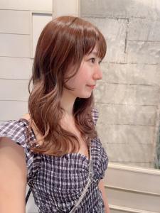 艶感アップ抜け感ベージュカラーフレンチレイヤーカットロング - CHAINON掲載